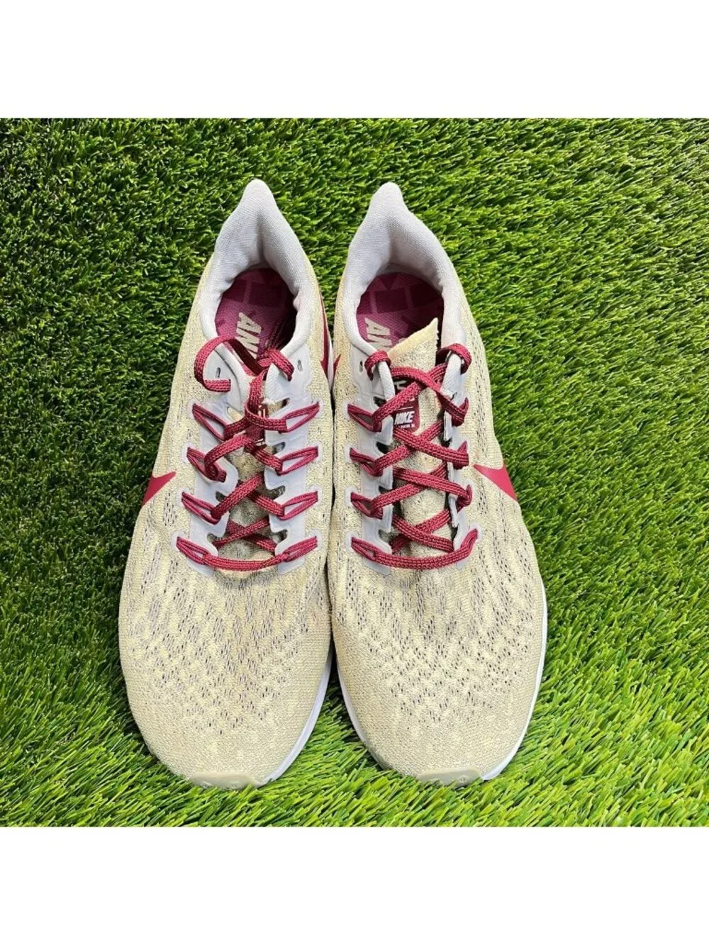 Nike Air Zoom Pegasus 36 Womens Size 12 Team Gold Red Running Shoes Sneakers